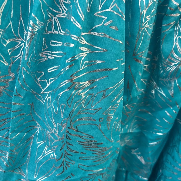 Michael kors dress turquoise off shoulder - Picture 10 of 13